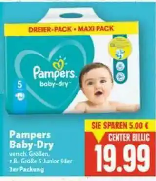 E-Center Pampers Baby-dry Angebot