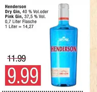 Marktkauf Henderson Dry Gin Angebot