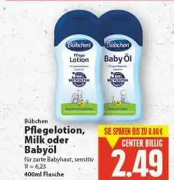 E-Center Pflegelotion, Milk Oder Babyöl Angebot