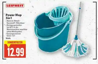 E-Center Leifheit Power Mop 3in1 Angebot