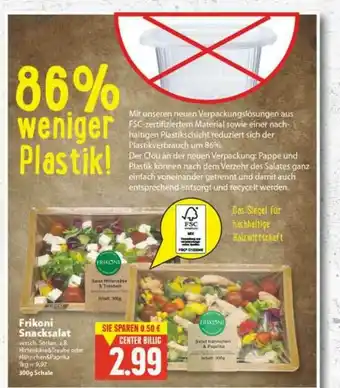 E-Center Frikoni Snacksalat Angebot