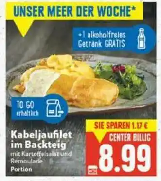 E-Center Kabeljaufilet Im Backteig Angebot