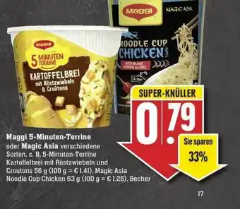 Edeka Maggi 5 Minuten Terrine Oder Magic Asia Angebot