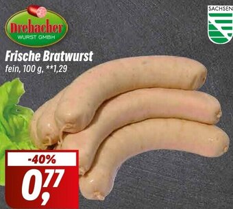 Simmel Drebacher Frische Bratwurst fein, 100 g Angebot