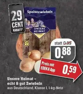 Edeka Unsere Heimat Zwiebeln Angebot