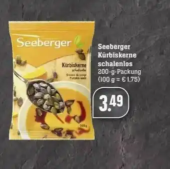 Edeka Seeberger Kürbiskerne Schalenlos Angebot