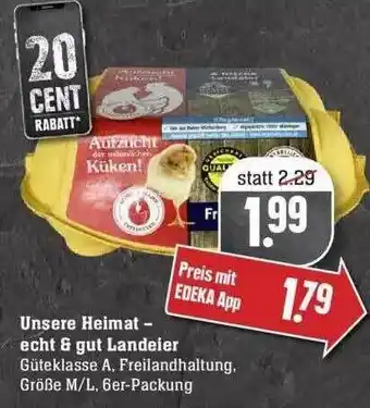 Edeka Unsere Heimat Landeier Angebot