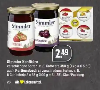 Edeka Simmler Konfitüre Angebot