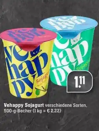 Edeka Vehappy Sojagurt Angebot