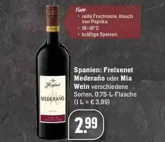 Edeka Spanien: Freixenet Mederaño Oder Mia Wein Angebot