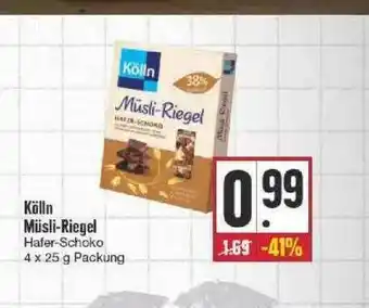 Edeka Kölln Müsli Riegel Angebot