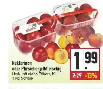 Edeka Nektarinen Oder Pfirsiche Gelbfleischig Angebot