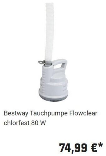 OBI Bestway Tauchpumpe Flowclear chlorfest 80 W Angebot