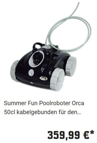 OBI Summer Fun Poolroboter Orca 50cl kabelgebunden für den... Angebot