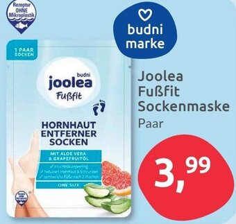 Budni Joolea Fußfit Sockenmaske Angebot