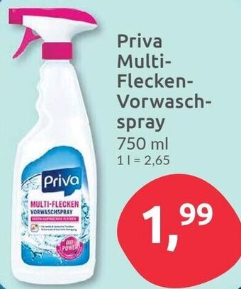 Budni Priva Multi Flecken-Vorwaschspray 750 ml Angebot