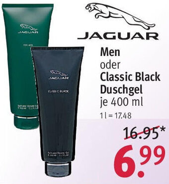 Rossmann JAGUAR Men oder Classic Black Duschgel 400 ml Angebot