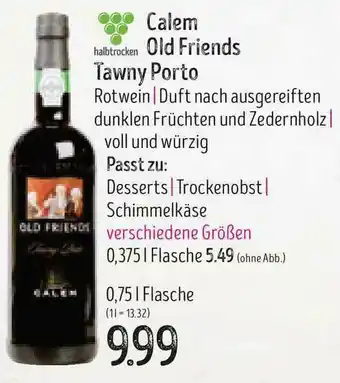 Edeka Struve Calem Old Friends Tawny Porto Angebot