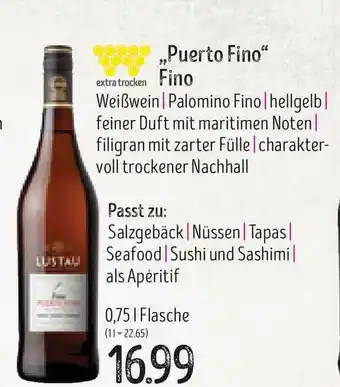 Edeka Struve „puerto Fino” Fino Angebot