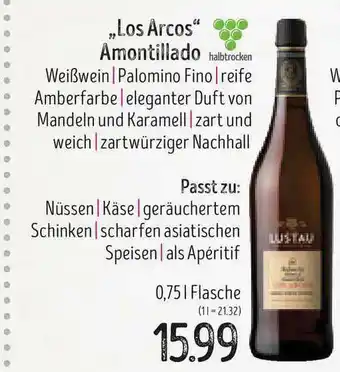 Edeka Struve Los Arcos Amontillado Angebot