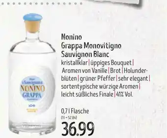 Edeka Struve Nonino Grappa Monovitigno Sauvignon Blanc Angebot