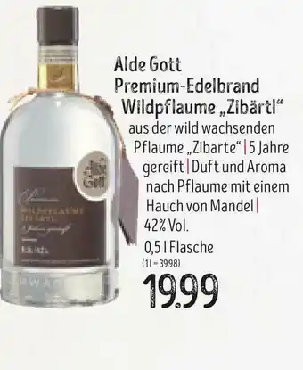 Edeka Struve Alde Gott Premium Edelbrand Wildpflaume „zibärtl” Angebot