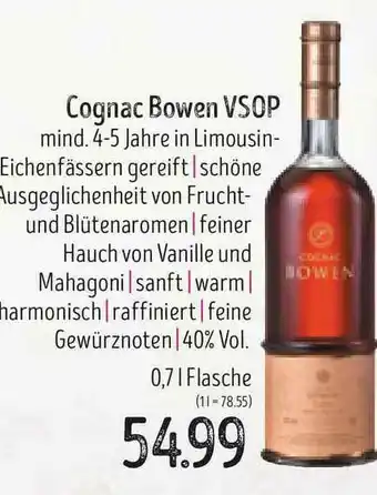 Edeka Struve Cognac Bowen VS0P Angebot