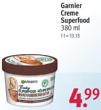 Rossmann Garnier Creme Superfood 380 ml Angebot