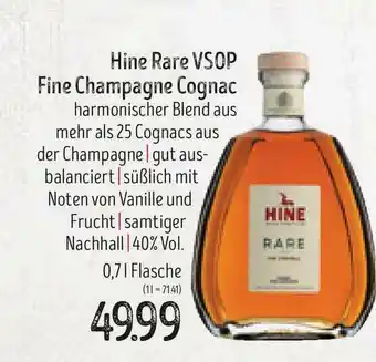 Edeka Struve Hine Rare Vsop Fine Champagne Cognac Angebot