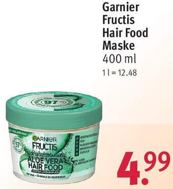 Rossmann Garnier Fructis Hair Food Maske 400 ml Angebot