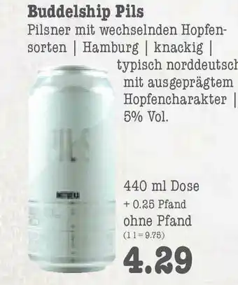 Edeka Struve Buddelship Pils Angebot