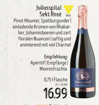 Edeka Struve Juliusspital Sekt Rosé Angebot
