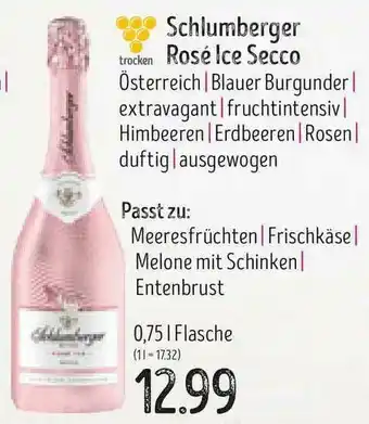 Edeka Struve Schlumberger Rosé Ice Secco Angebot