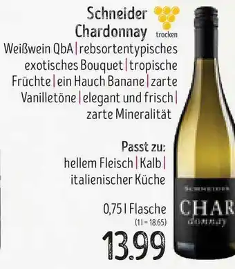 Edeka Struve Schneider Chardonnay Angebot