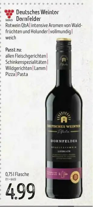 Edeka Struve Deutsches Weintor Dornfelder Angebot