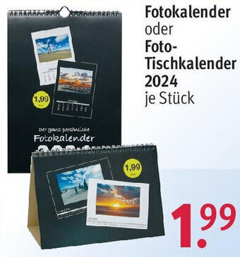 Rossmann Fotokalender oder Foto Tischkalender 2024 Angebot