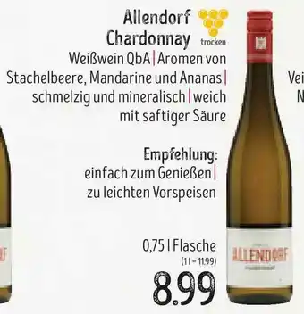 Edeka Struve Allendorf Chardonnay Angebot