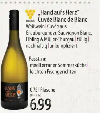 Edeka Struve „hand Aufs Herz” Cuvée Blanc De Blanc Angebot