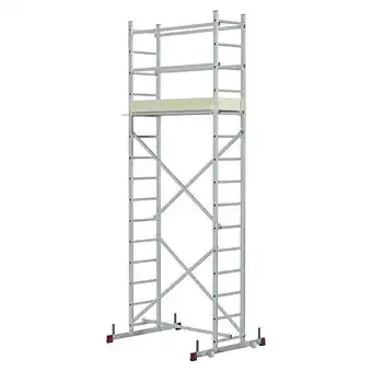 Bauhaus Krause corda montagegerüst (arbeitshöhe: 5 m, bühnengröße: 1,5 x 0,56 m, belastbarkeit: 150 kg/m²) Angebot