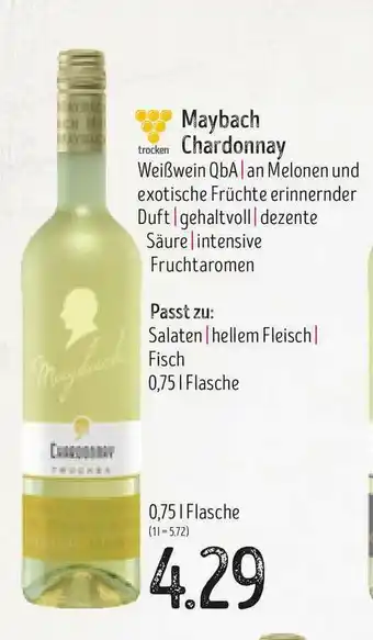 Edeka Struve Maybach Chardonnay Angebot