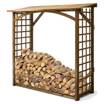 Bauhaus Kaminholzregal spessart (80 x 190 x 190 cm, holz) Angebot