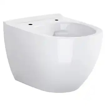 Bauhaus Camargue san francisco wand-wc (spülrandlos, ohne spezialglasur, spülform: tief, wc abgang: waagerecht, weiß) Angebot