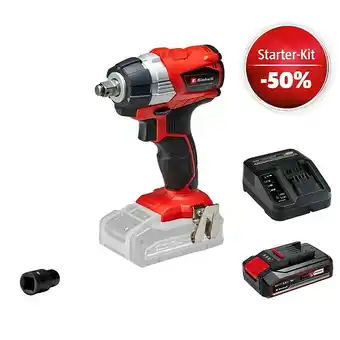 Bauhaus Einhell power x-change 18v maschinenpaket (akku-impulsschrauber te-cw 18 li brushless-solo + starter-kit (-50%) + 2ah akku gr Angebot