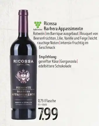 Edeka Struve Ricossa Barbera Appassimento Angebot