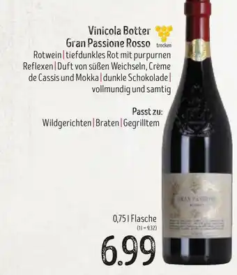 Edeka Struve Vinicola Botter Gran Passione Rosso Angebot