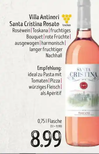 Edeka Struve Villa Antinori Santa Cristina Rosato Angebot