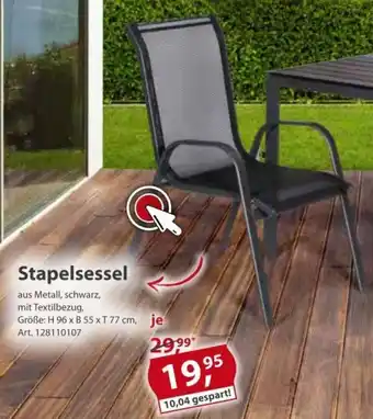 Sonderpreis Baumarkt Stapelsessel Angebot