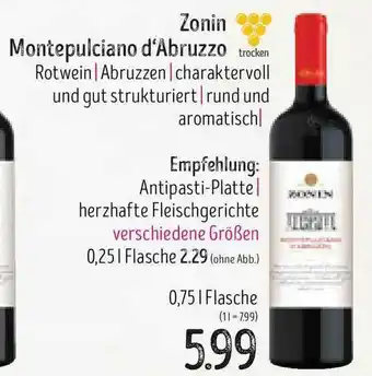 Edeka Struve Zonin Montepulciano D'abruzzo Angebot