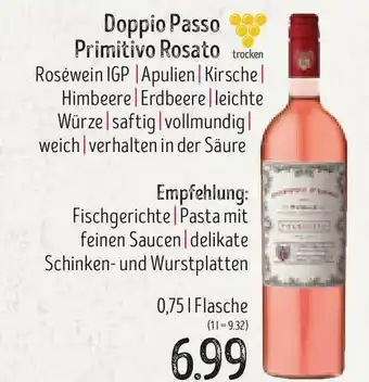 Edeka Struve Doppio Passo Primitivo Rosato Angebot