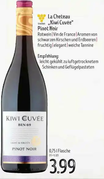 Edeka Struve Lacheteau „kiwi Cuvée” Pinot Noir Angebot